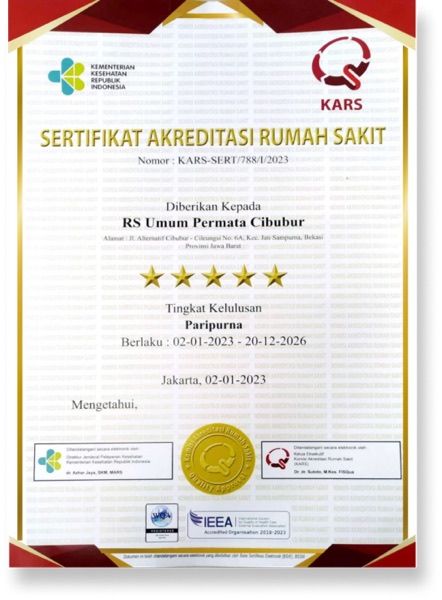 Sertifikat Akreditasi KARS